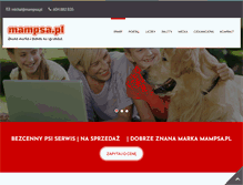 Tablet Screenshot of mampsa.pl